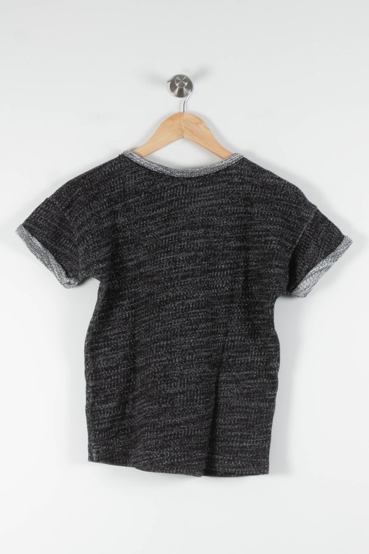 T-shirt Noir et Gris - Taille S/36 de la marque IKKS | PARAD84131 - Vendu par Paradigme - Image 4