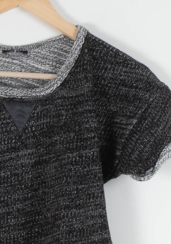 T-shirt Noir et Gris - Taille S/36 de la marque IKKS | PARAD84131 - Vendu par Paradigme - Image 3