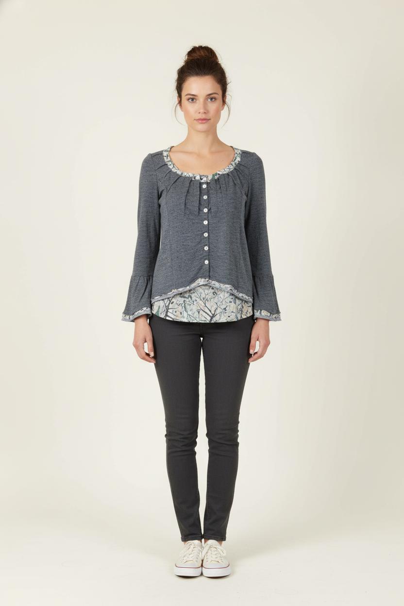 Blouse Bleue - Taille XL/42 de la marque One Step | PARAD84138 - Vendu par Paradigme - Image 1