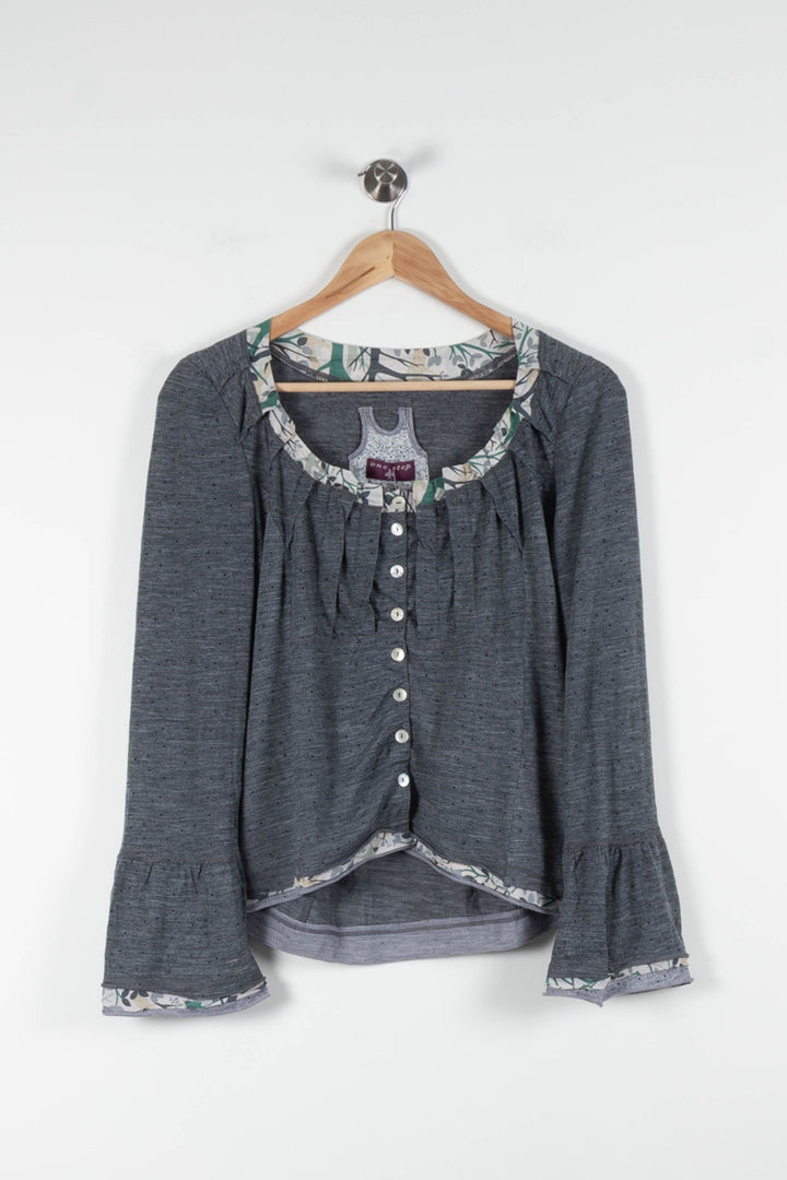 Blouse Bleue - Taille XL/42 de la marque One Step | PARAD84138 - Vendu par Paradigme - Image 2