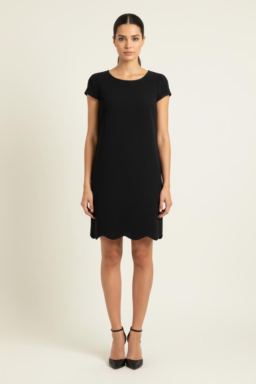 Robe Droite Noire - Taille S/36 de la marque Claudie Pierlot | PARAD84140 - Vendu par Paradigme - Image 1