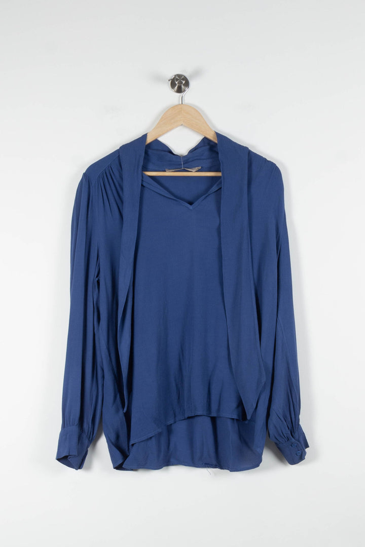 Chemisier Bleu - Taille L/40 de la marque La Fée Maraboutée | PARAD84156 - Vendu par Paradigme - Image 2