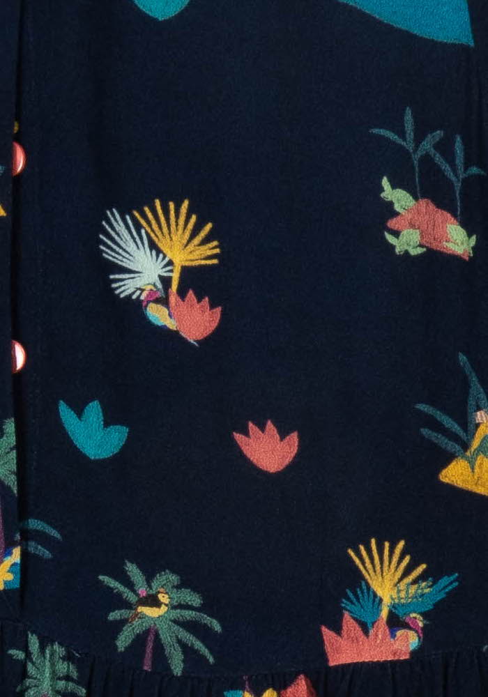 Robe Chemise Bleu - Taille S/36 de la marque Des petits hauts | PARAD84157 - Vendu par Paradigme - Image 3