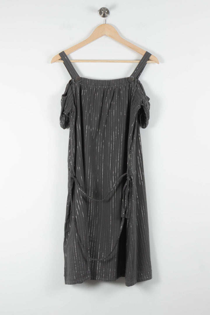 Robe Courte Grise - Taille XL/42 de la marque IKKS | PARAD84161 - Vendu par Paradigme - Image 4