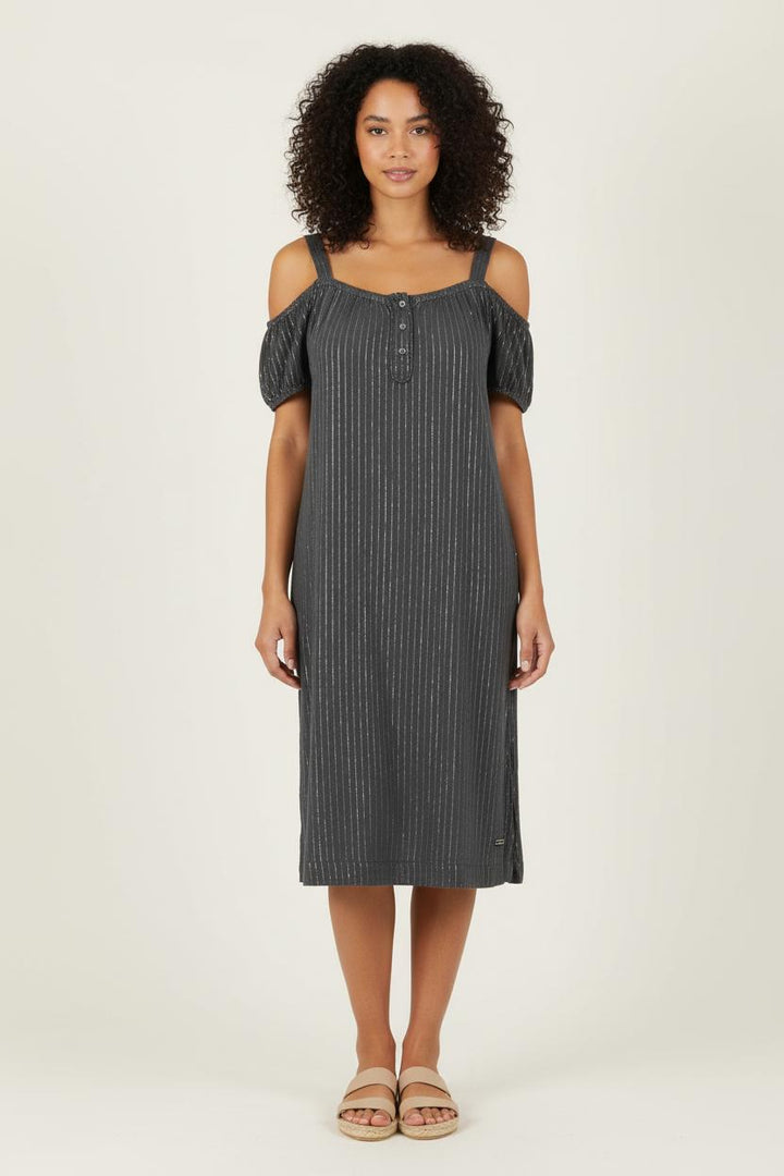 Robe Courte Grise - Taille XL/42 de la marque IKKS | PARAD84161 - Vendu par Paradigme - Image 1