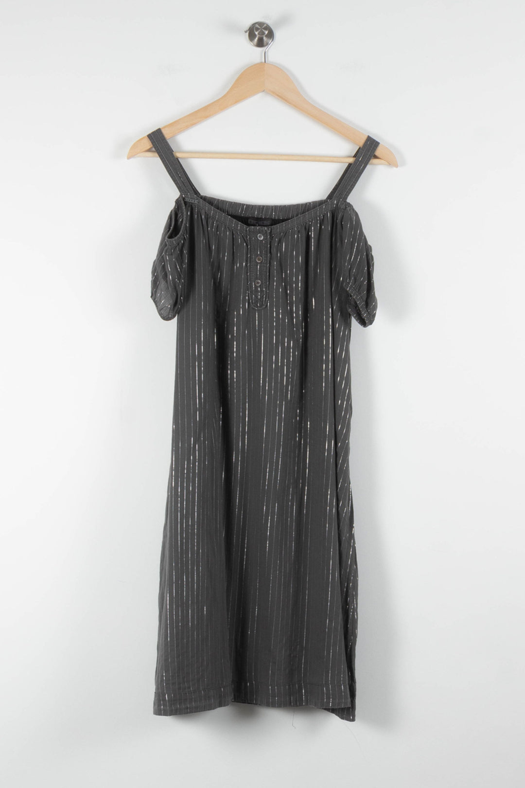 Robe Courte Grise - Taille XL/42 de la marque IKKS | PARAD84161 - Vendu par Paradigme - Image 2