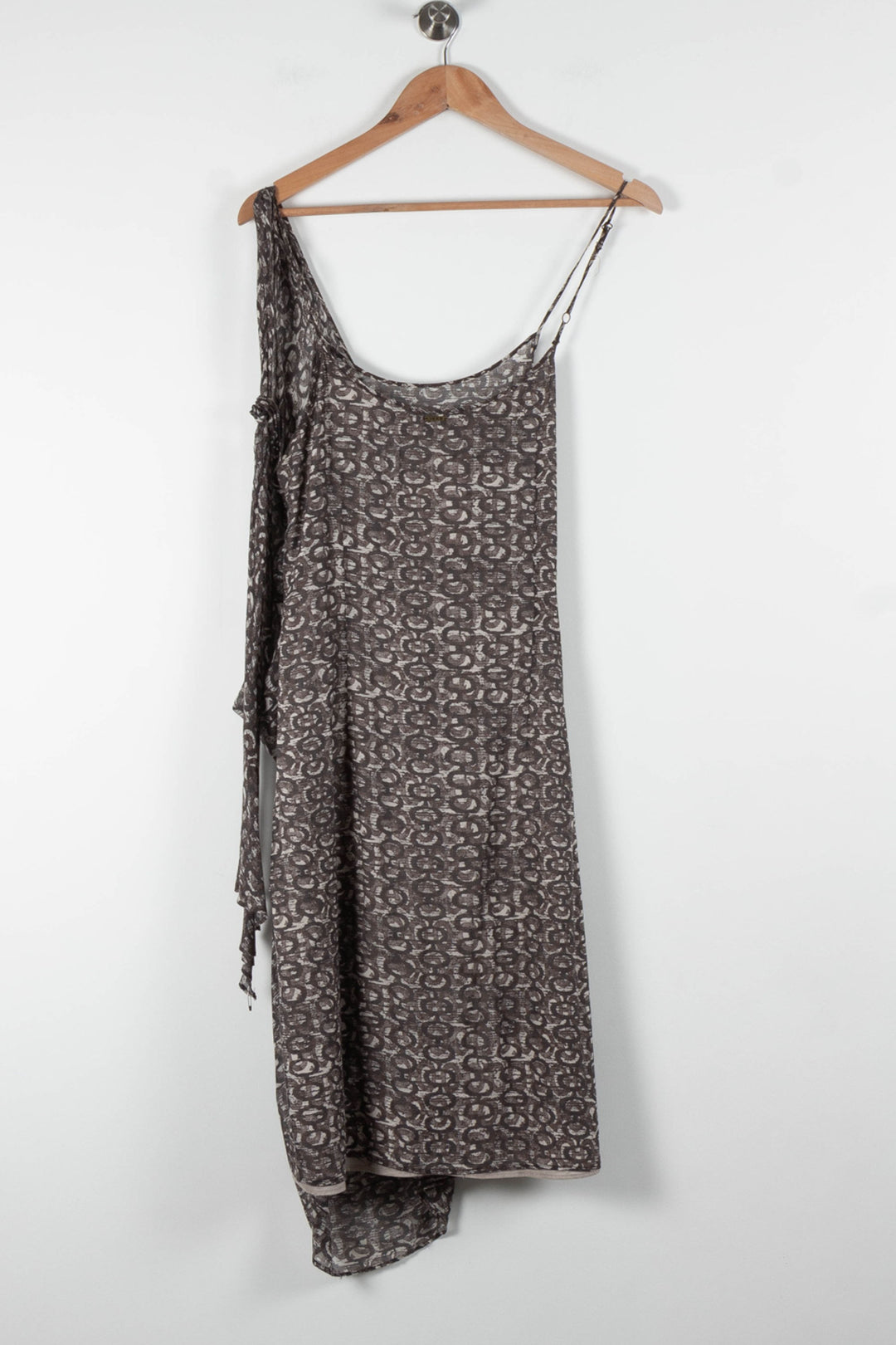 Robe Asymétrique Marron - Taille XL/42 de la marque IKKS | PARAD84162 - Vendu par Paradigme - Image 4