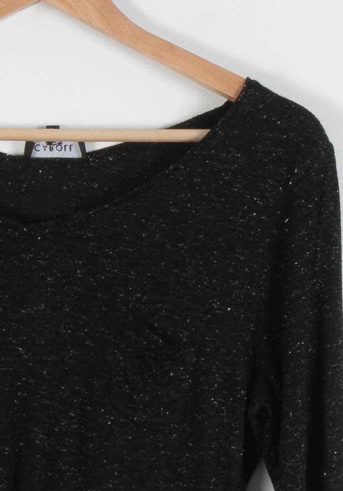 Pull Noir - Taille XL/42 de la marque Caroll | PARAD84163 - Vendu par Paradigme - Image 3