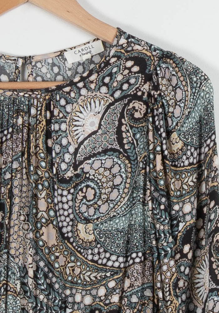 Robe Longue Multicolore - Taille S/36 de la marque Caroll | PARAD84167 - Vendu par Paradigme - Image 3