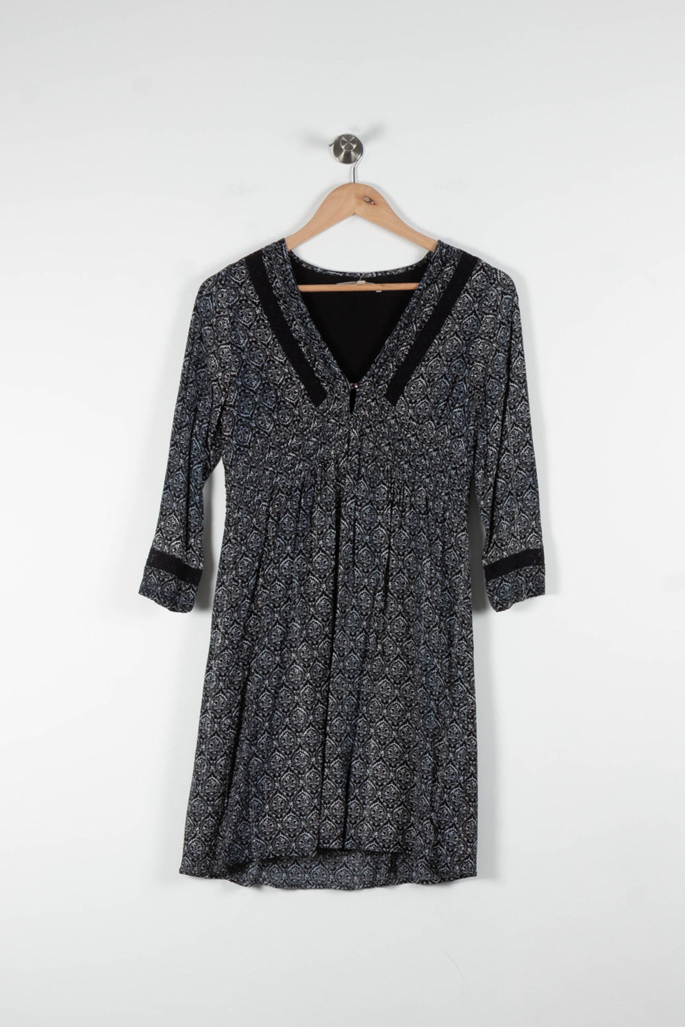 Robe Noire et Grise - Taille S/36 de la marque La Fée Maraboutée | PARAD84173 - Vendu par Paradigme - Image 2