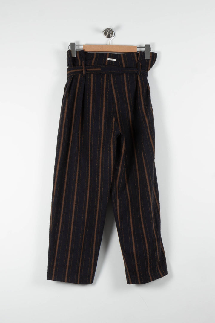 Pantalon Rayé Bleu et Marron - Taille M/38 de la marque Humility | PARAD84192 - Vendu par Paradigme - Image 4