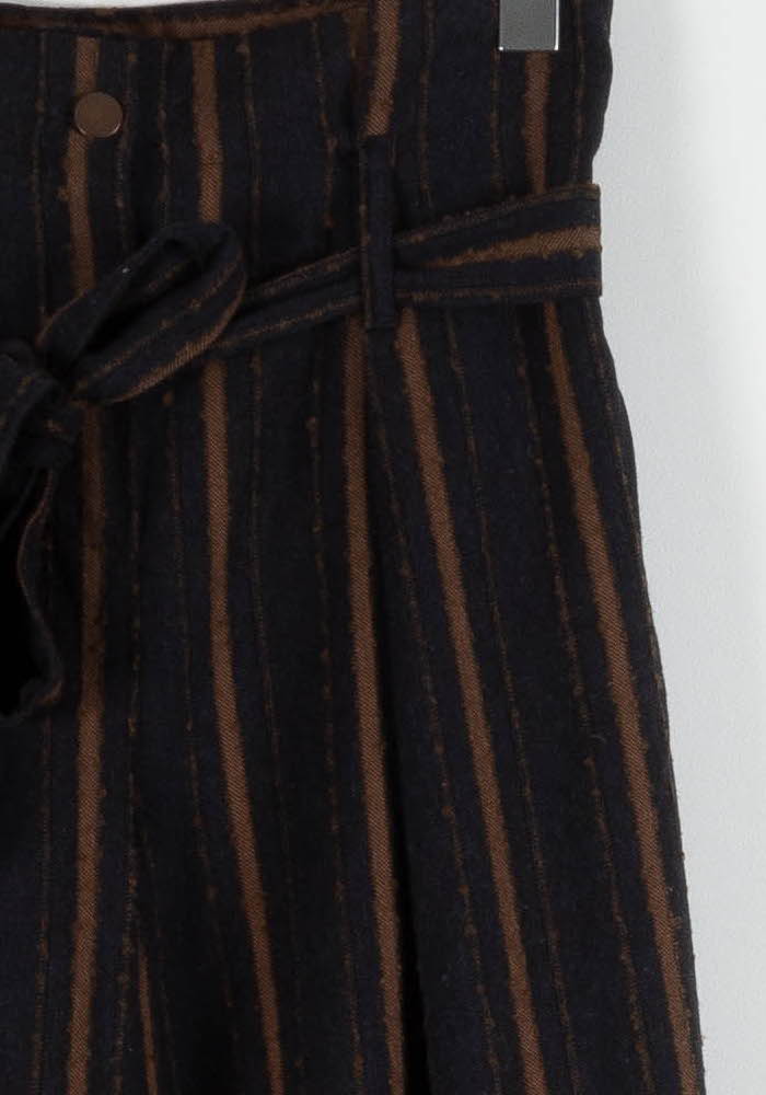 Pantalon Rayé Bleu et Marron - Taille M/38 de la marque Humility | PARAD84192 - Vendu par Paradigme - Image 3