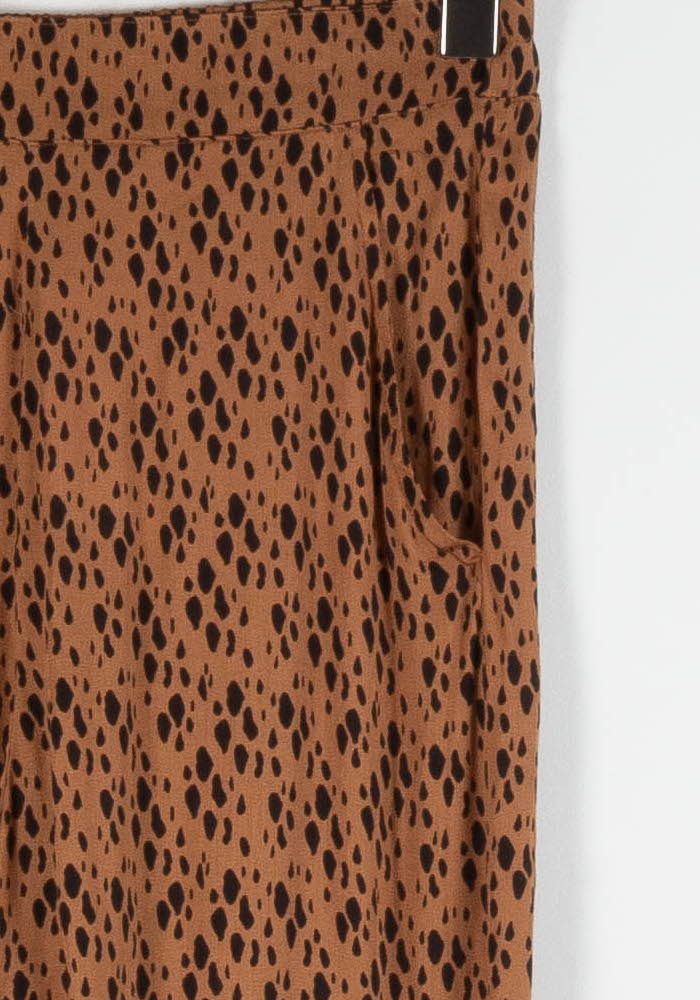 Pantalon Large Marron et Noir - Taille XS/34 de la marque Bizance | PARAD84195 - Vendu par Paradigme - Image 3