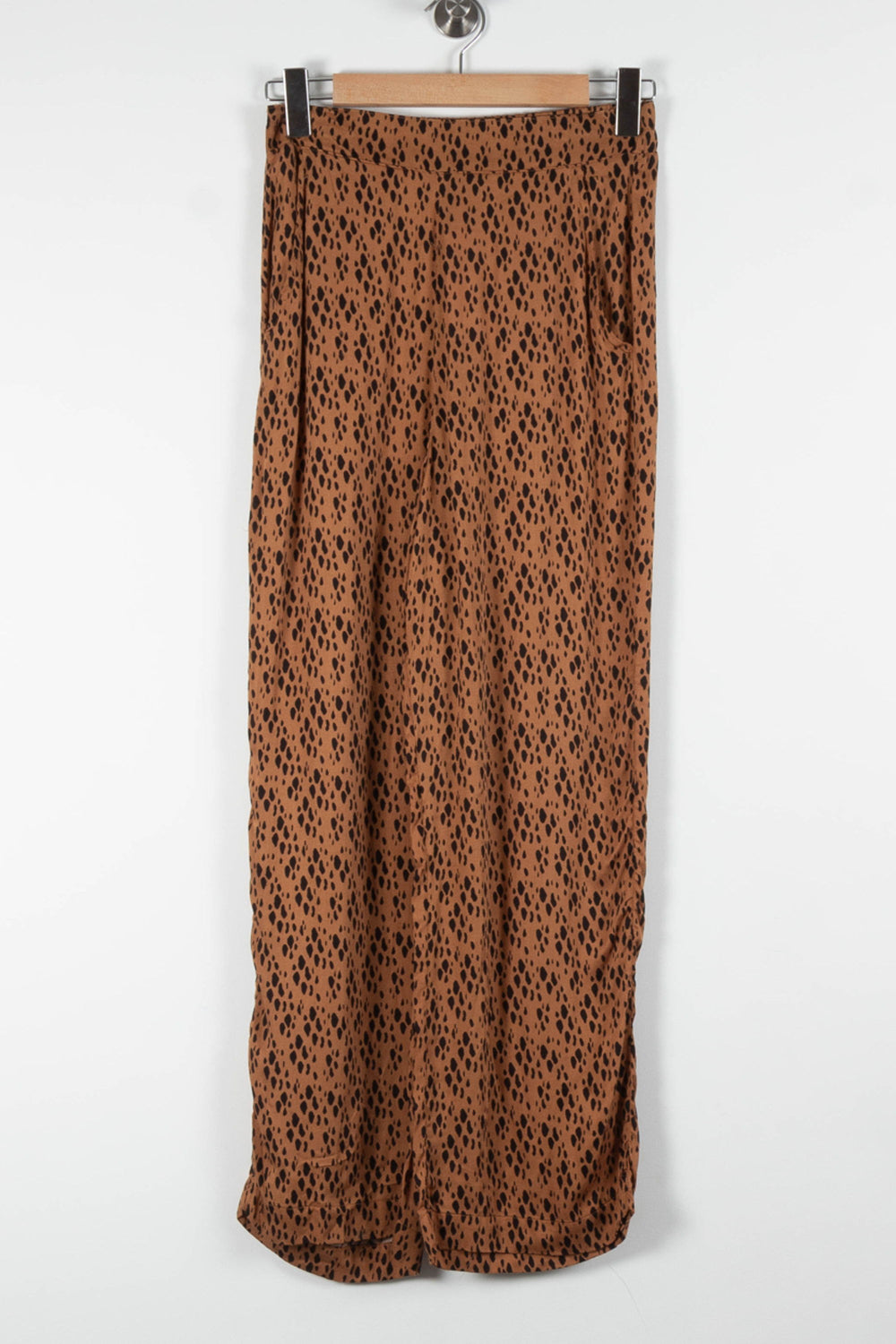 Pantalon Large Marron et Noir - Taille XS/34 de la marque Bizance | PARAD84195 - Vendu par Paradigme - Image 2