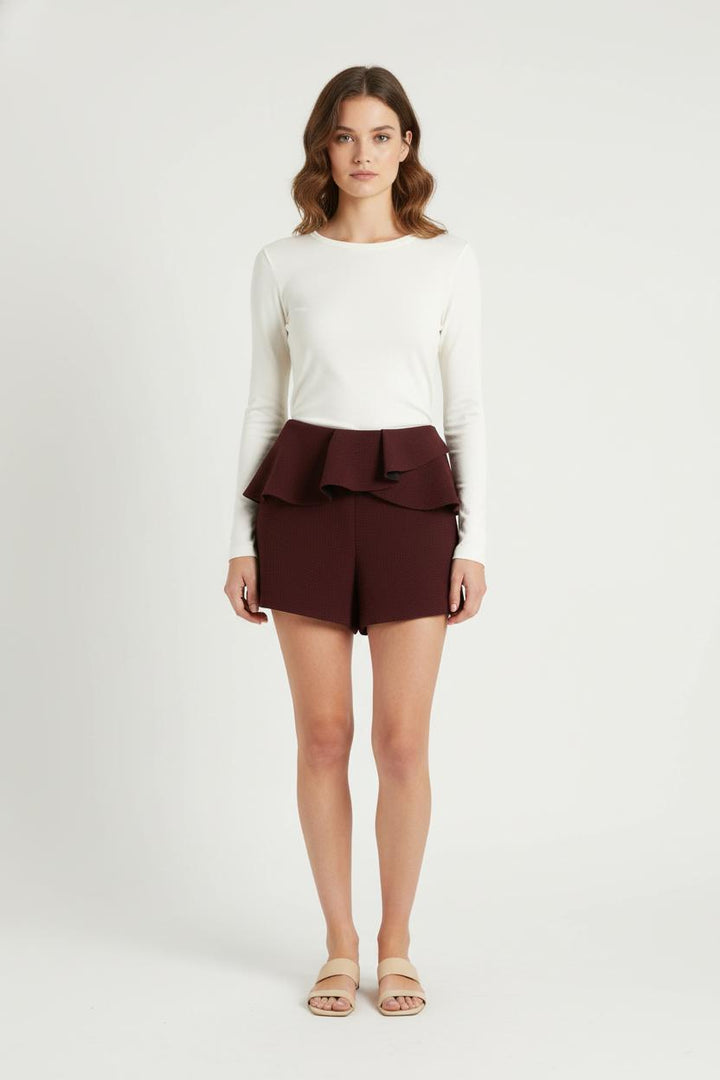 Short Bordeaux - Taille S/36 de la marque Sandro | PARAD84200 - Vendu par Paradigme - Image 1