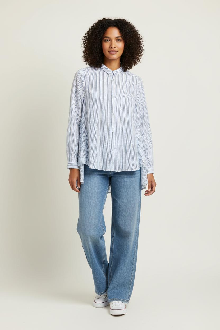 Chemise Blanche et Bleue - Taille M/38 de la marque Imperial | PARAD84203 - Vendu par Paradigme - Image 1