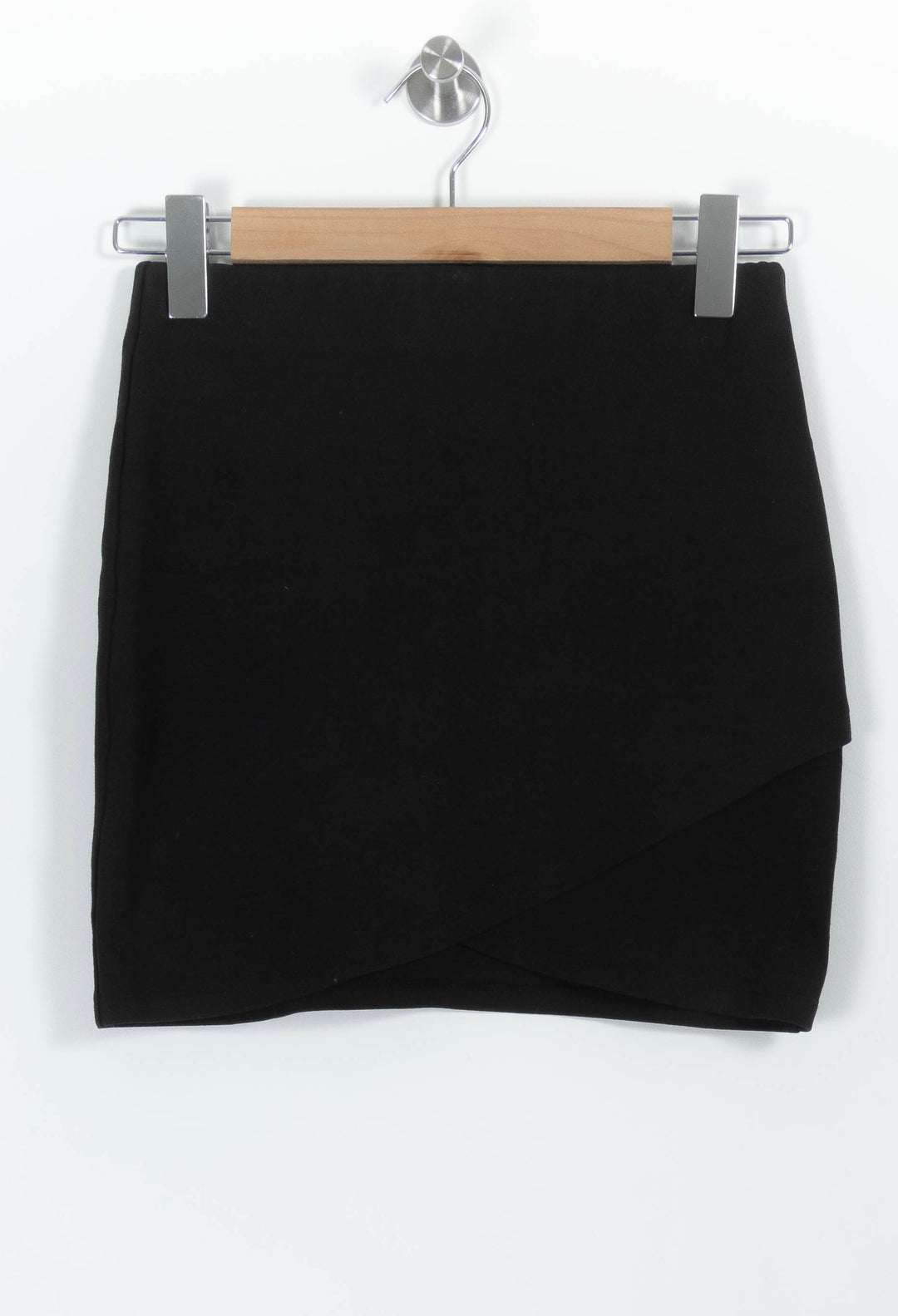 Jupe Portefeuille Noire - Taille S/36 de la marque Sézane | PARAD84207 - Vendu par Paradigme - Image 2