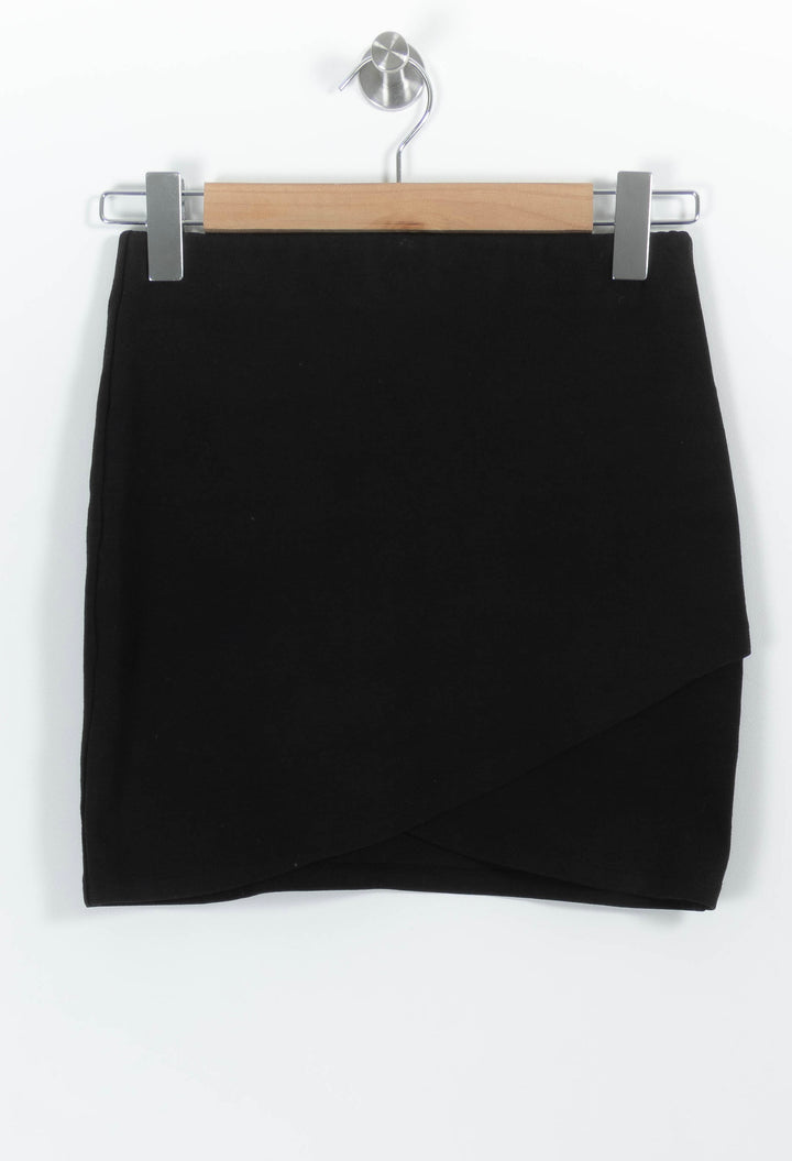 Jupe Portefeuille Noire - Taille S/36 de la marque Sézane | PARAD84207 - Vendu par Paradigme - Image 2