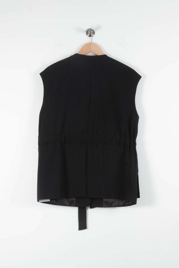 Gilet Sans Manches Noir - Taille S/36 de la marque Au Printemps Paris | PARAD84210 - Vendu par Paradigme - Image 4
