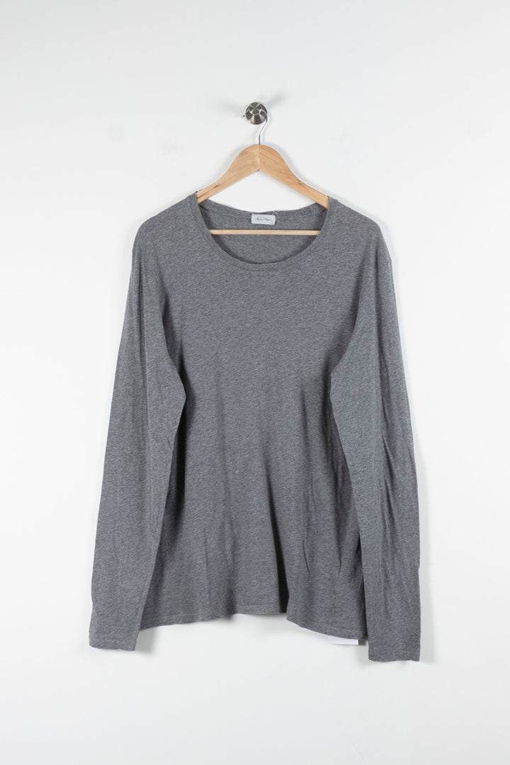 Sweatshirt Gris - Taille XL/42 de la marque American Vintage | PARAD84211 - Vendu par Paradigme - Image 2