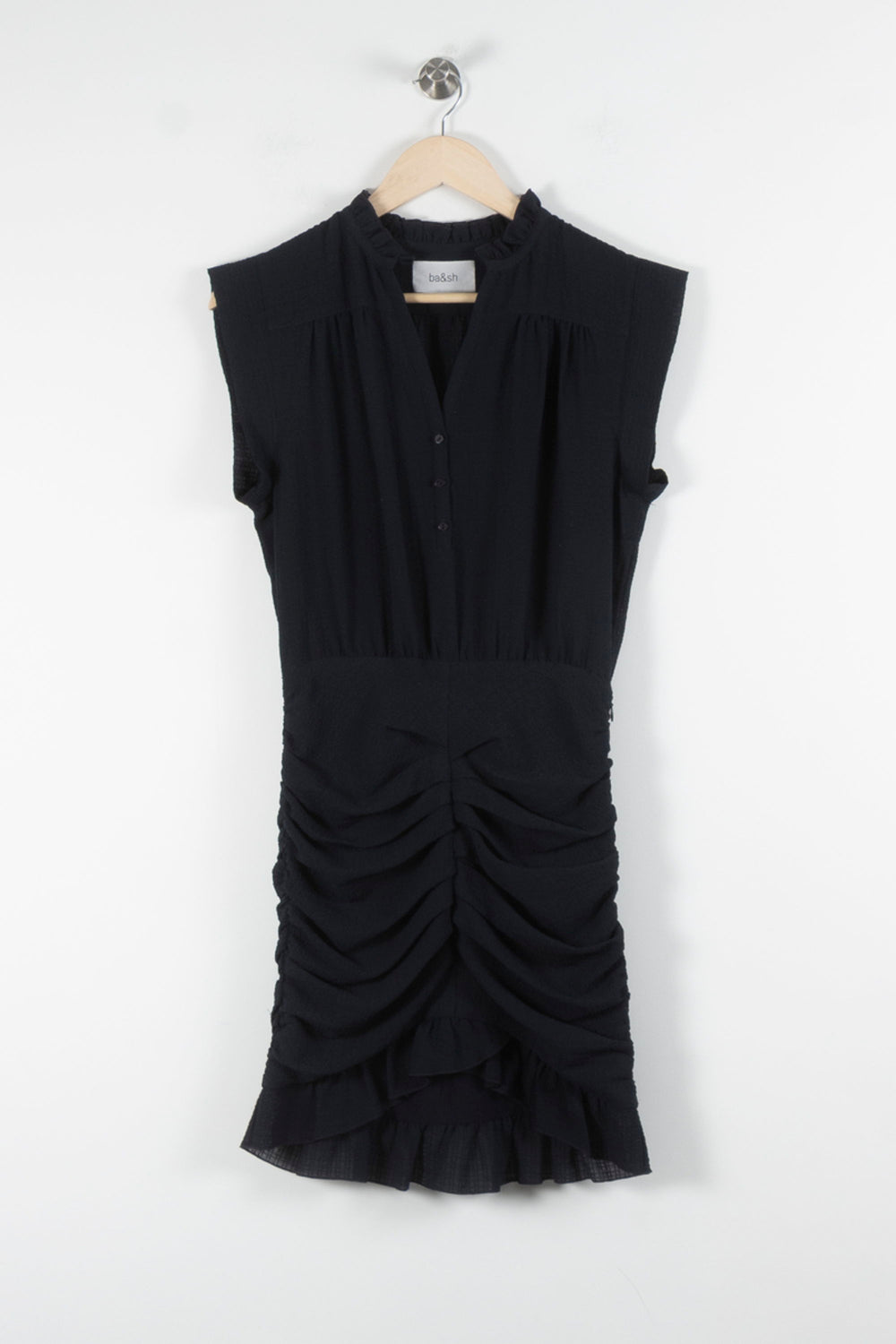 Robe Courte Noire - Taille S/36 de la marque ba&sh | PARAD84212 - Vendu par Paradigme - Image 2