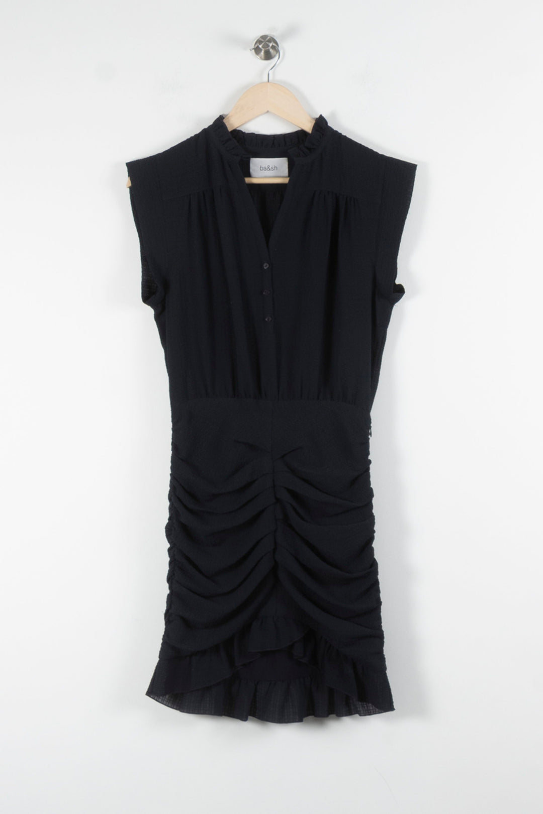Robe Courte Noire - Taille S/36 de la marque ba&sh | PARAD84212 - Vendu par Paradigme - Image 2