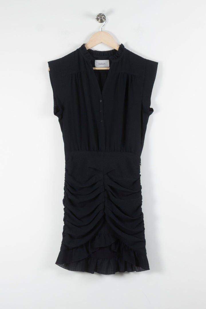 Robe Courte Noire - Taille S/36 de la marque ba&sh | PARAD84212 - Vendu par Paradigme - Image 2