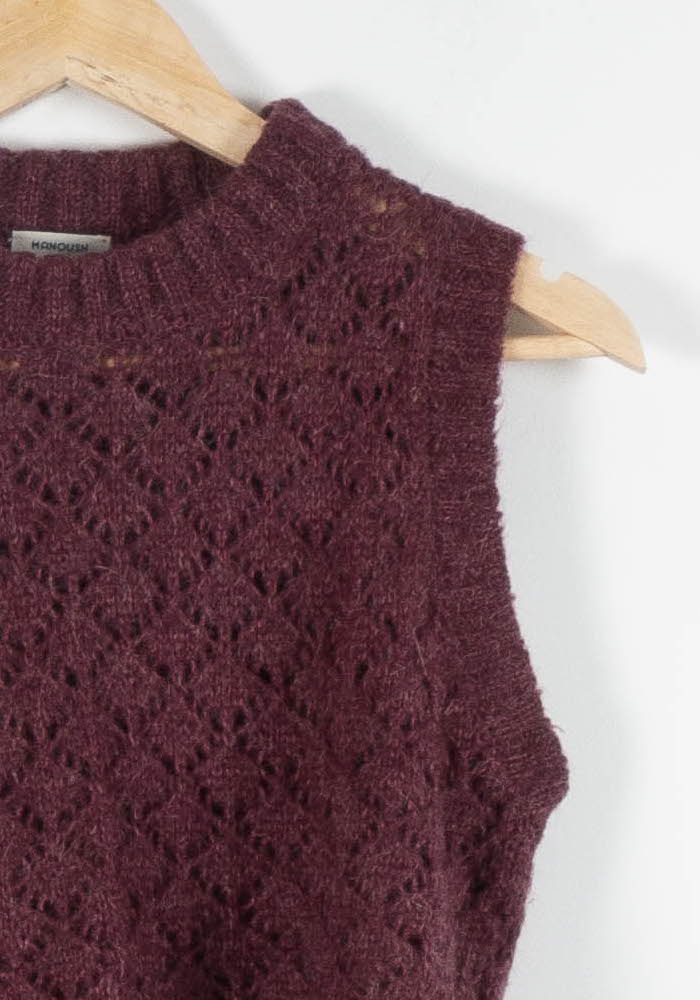 Débardeur Violet - Taille S/36 de la marque Manoush | PARAD84214 - Vendu par Paradigme - Image 3