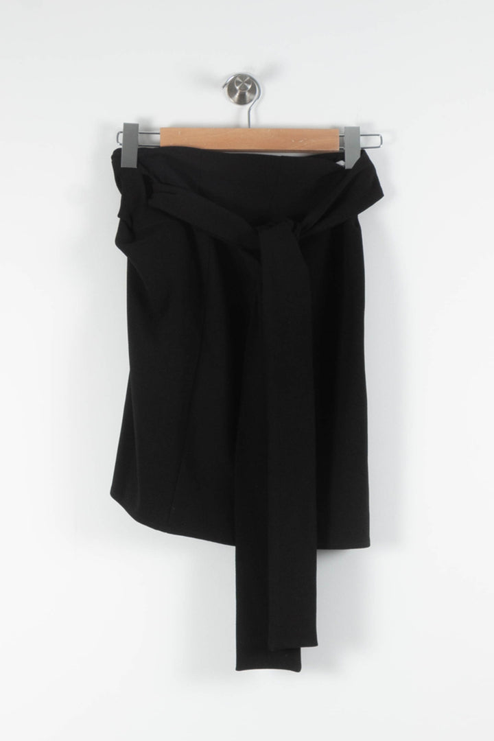 Jupe Asymétrique Noire - Taille S/36 de la marque Bimba y Lola | PARAD84220 - Vendu par Paradigme - Image 4