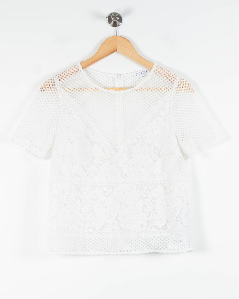 Blouse Blanche - Taille S/36 de la marque Claudie Pierlot | PARAD84222 - Vendu par Paradigme - Image 2