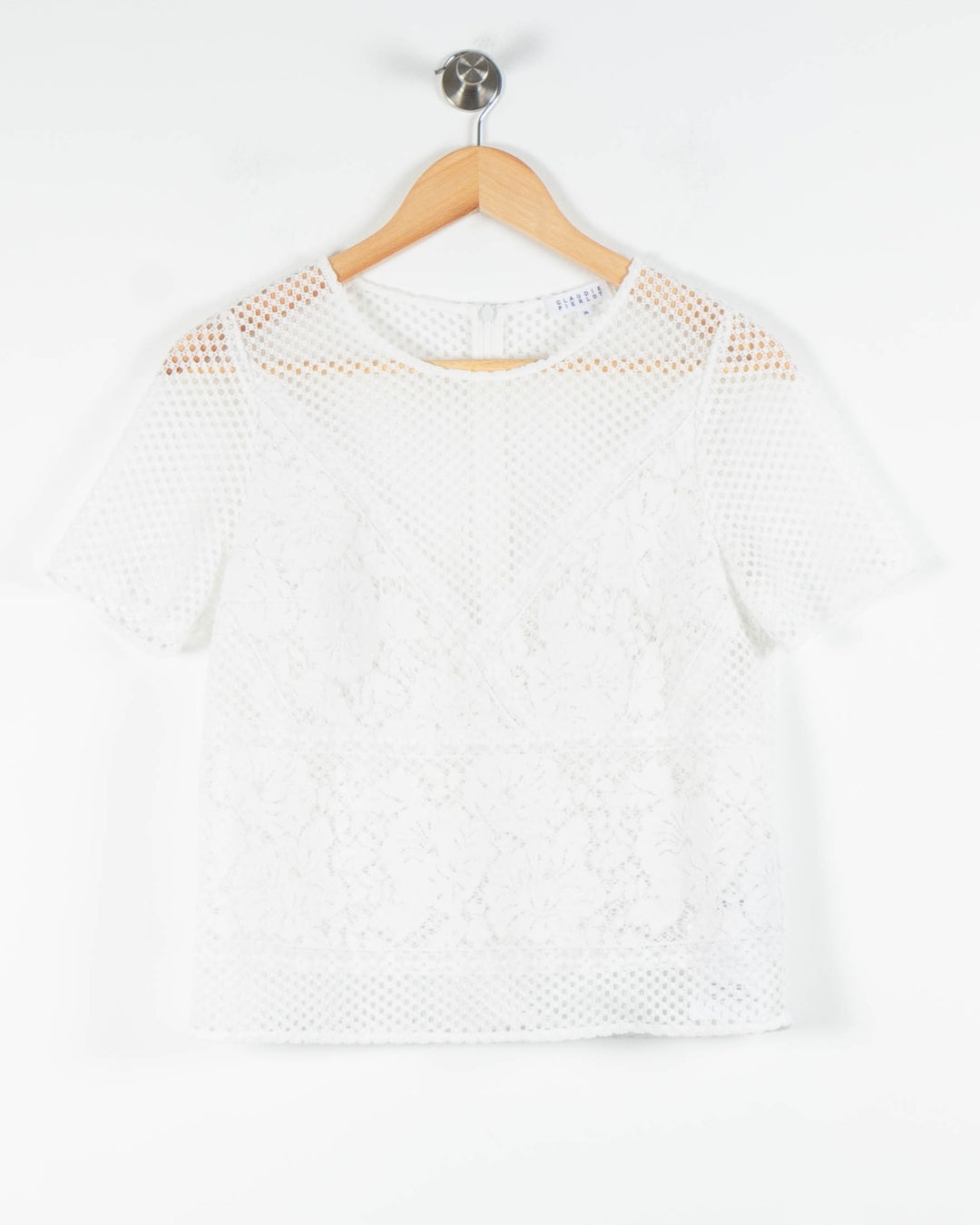 Blouse Blanche - Taille S/36 de la marque Claudie Pierlot | PARAD84222 - Vendu par Paradigme - Image 2
