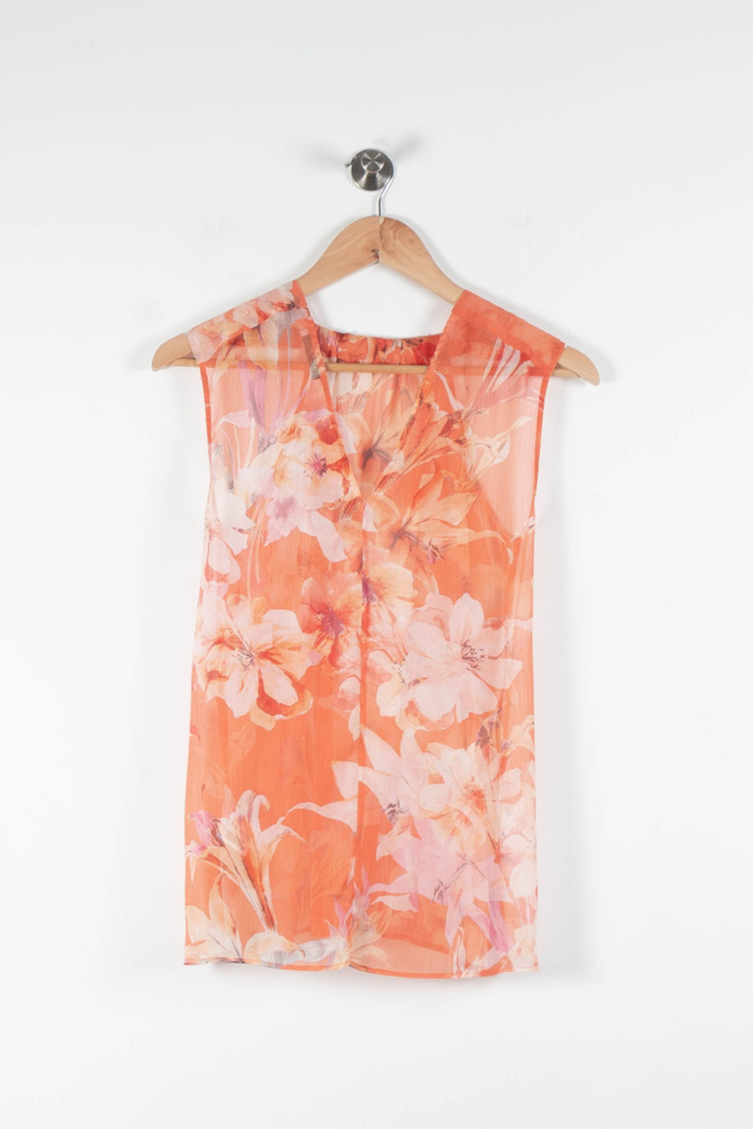 Débardeur Orange et Blanc - Taille S/36 de la marque ZAPA | PARAD84228 - Vendu par Paradigme - Image 4