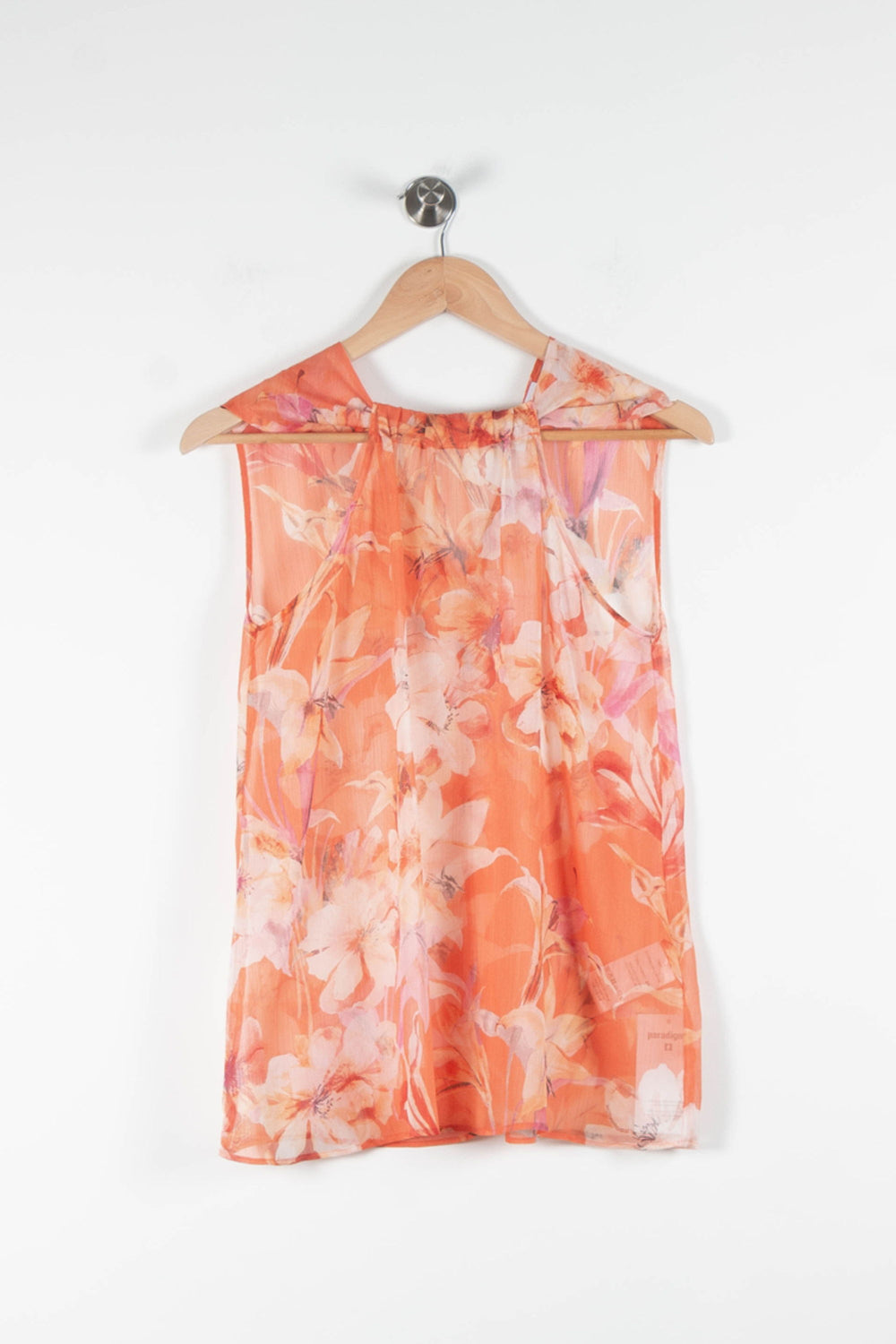 Débardeur Orange et Blanc - Taille S/36 de la marque ZAPA | PARAD84228 - Vendu par Paradigme - Image 2