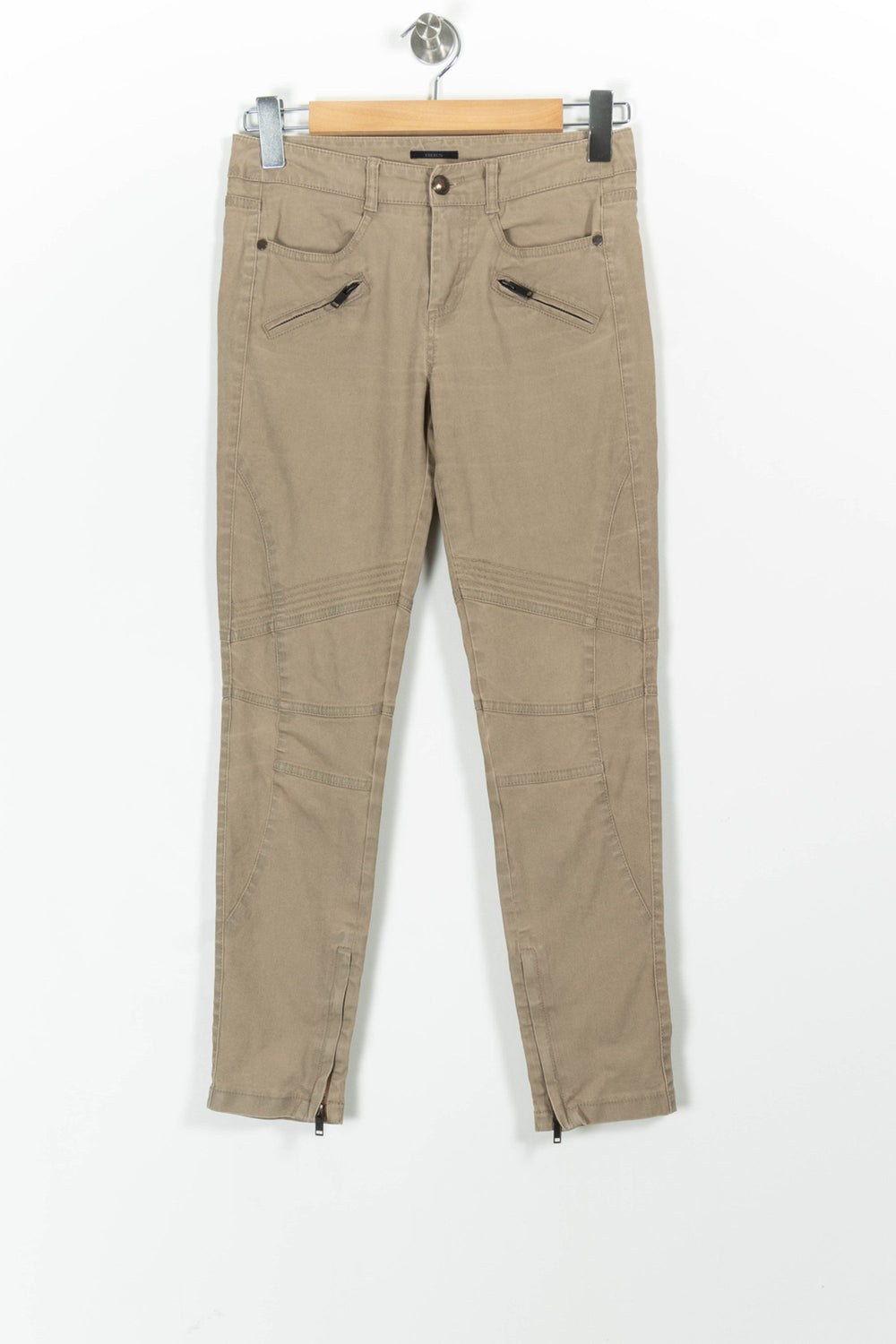 Pantalon Skinny Beige - Taille S/36 de la marque IKKS | PARAD84234 - Vendu par Paradigme - Image 2