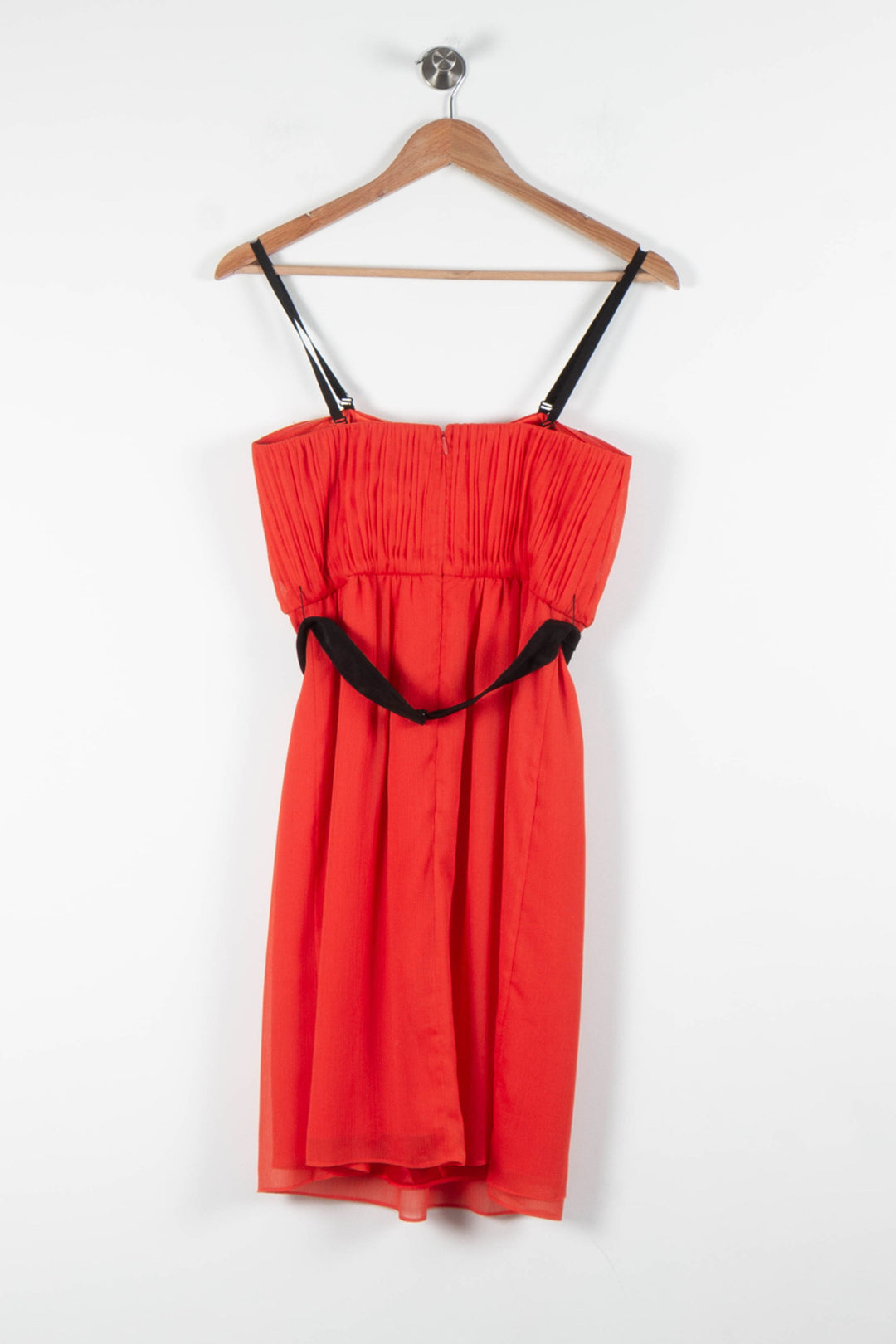 Robe Midi Rouge et Noire - Taille S/36 de la marque Maison 123 | PARAD84240 - Vendu par Paradigme - Image 4