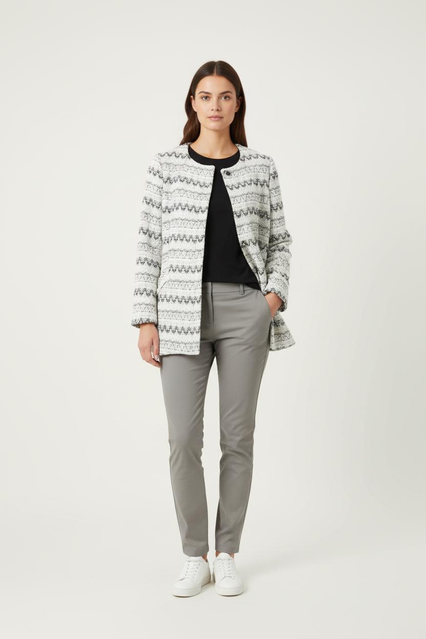 Manteau Beige et Noir - Taille S/36 de la marque Grace & Mila | PARAD84241 - Vendu par Paradigme - Image 1