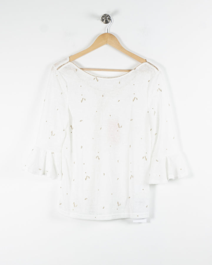 Pull Blanc - Taille M/38 de la marque Grace & Mila | PARAD84246 - Vendu par Paradigme - Image 2