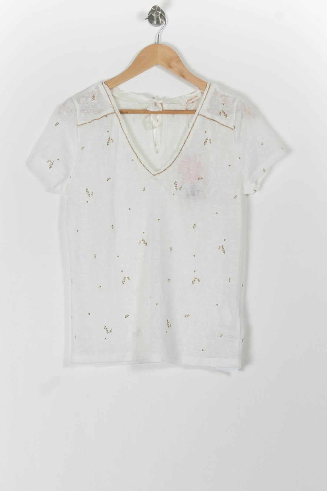 T-shirt Blanc - Taille M/38 de la marque Grace & Mila | PARAD84247 - Vendu par Paradigme - Image 2