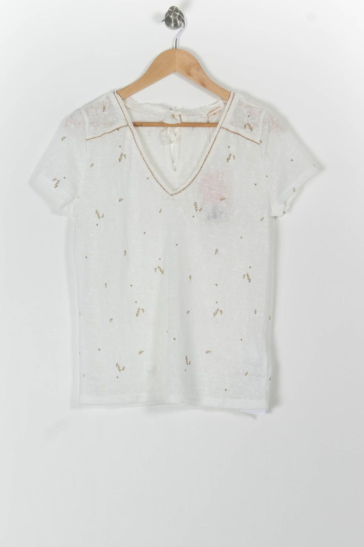 T-shirt Blanc - Taille M/38 de la marque Grace & Mila | PARAD84247 - Vendu par Paradigme - Image 2
