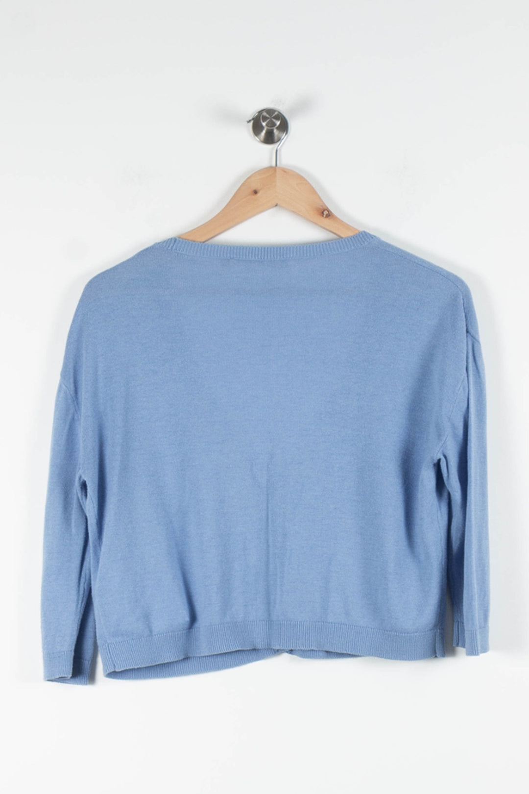 Cardigan Bleu - Taille XS/34 de la marque La Fée Maraboutée | PARAD84252 - Vendu par Paradigme - Image 4