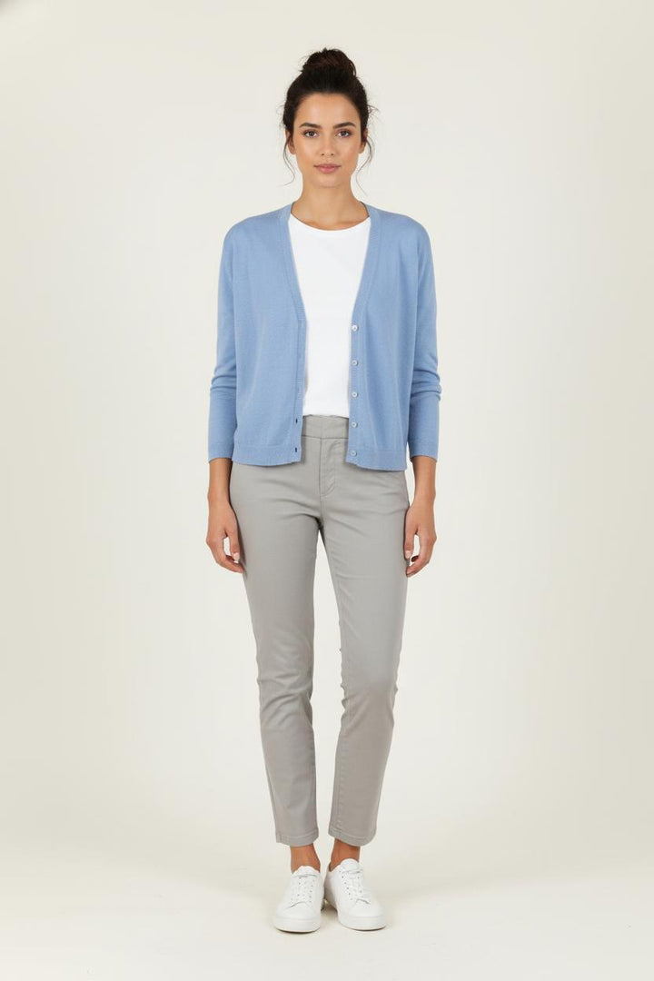 Cardigan Bleu - Taille XS/34 de la marque La Fée Maraboutée | PARAD84252 - Vendu par Paradigme - Image 1