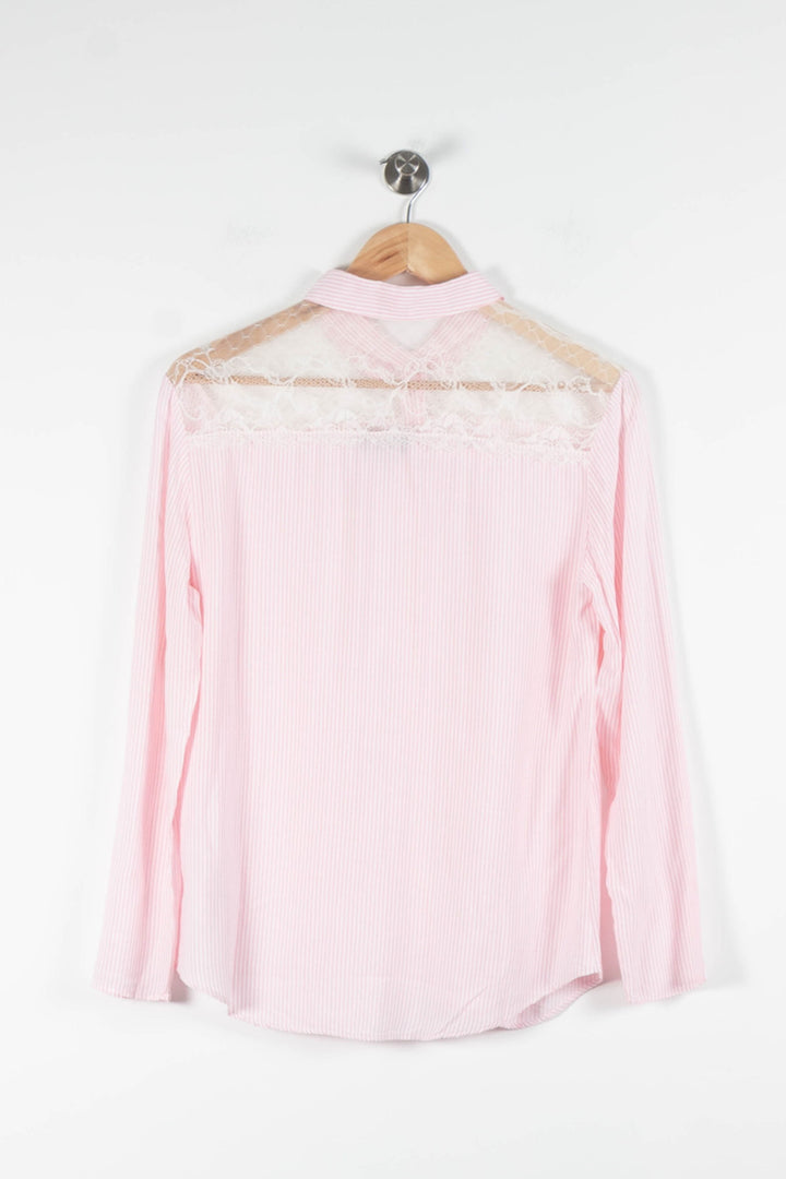 Chemise Rose et Blanche - Taille M/38 de la marque One Step | PARAD84258 - Vendu par Paradigme - Image 4