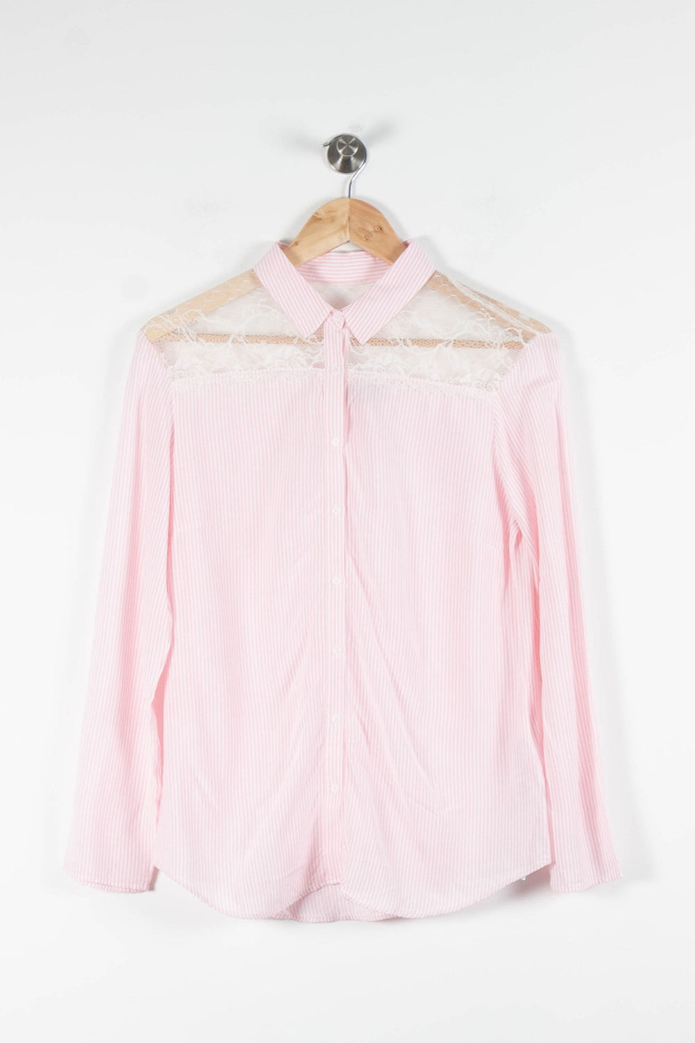 Chemise Rose et Blanche - Taille M/38 de la marque One Step | PARAD84258 - Vendu par Paradigme - Image 2