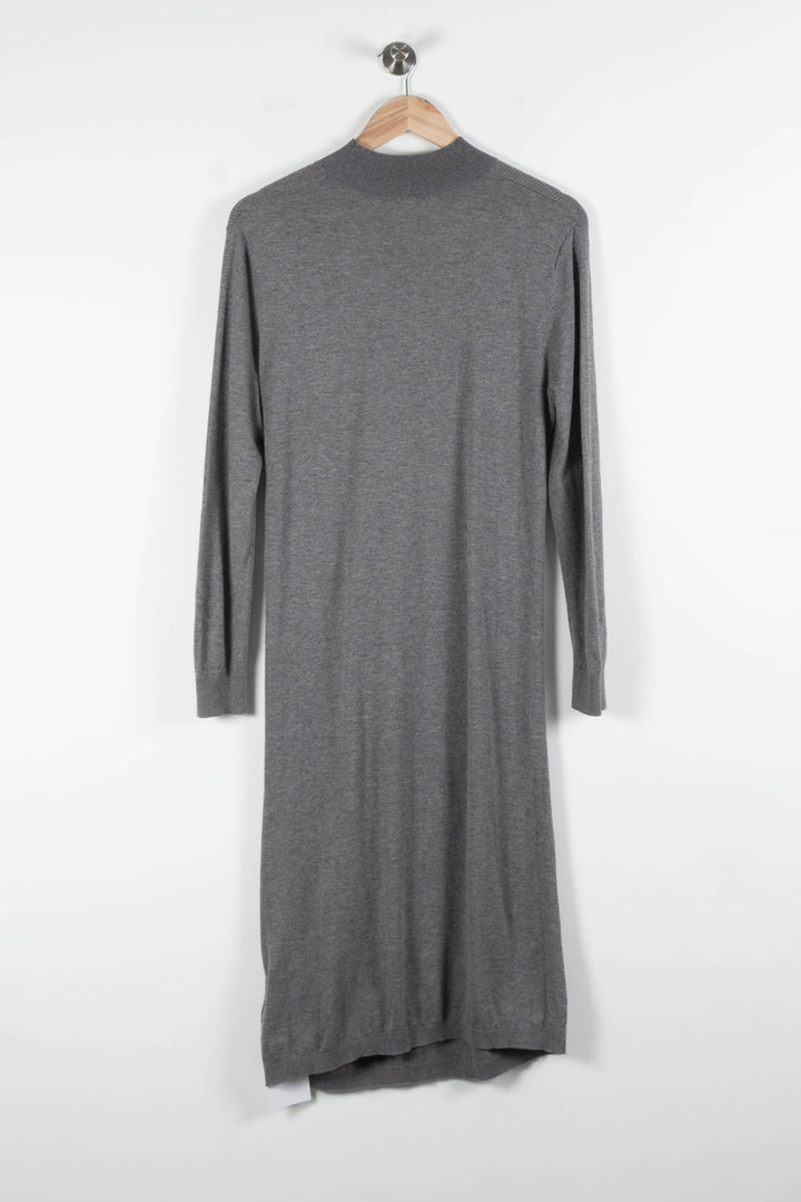 Robe Pull Grise - Taille L/40 de la marque Rodier | PARAD84260 - Vendu par Paradigme - Image 4