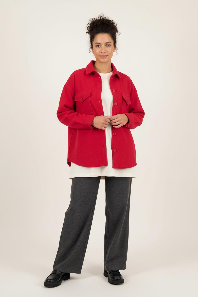 Surchemise Rouge - Taille L/40 de la marque Karl Marc John | PARAD84262 - Vendu par Paradigme - Image 1