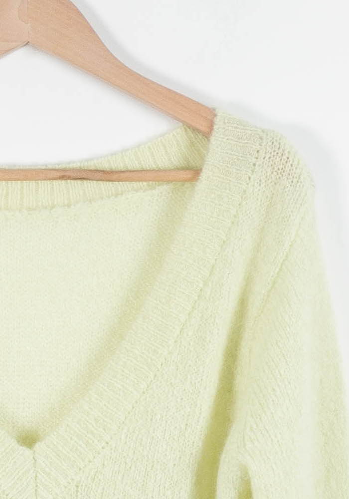 Pull Jaune - Taille M/38 de la marque Des petits hauts | PARAD84263 - Vendu par Paradigme - Image 3