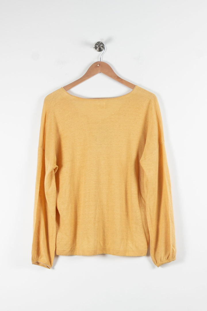 Pull Jaune - Taille S/36 de la marque Des petits hauts | PARAD84266 - Vendu par Paradigme - Image 4