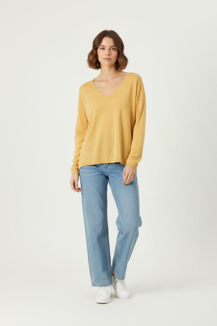 Pull Jaune - Taille S/36 de la marque Des petits hauts | PARAD84266 - Vendu par Paradigme - Image 1