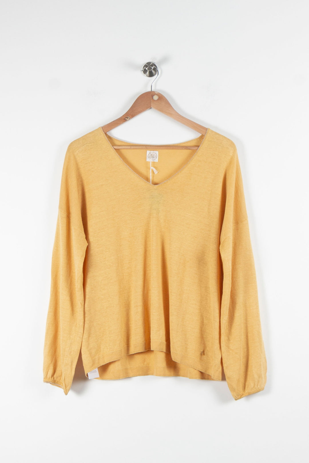 Pull Jaune - Taille S/36 de la marque Des petits hauts | PARAD84266 - Vendu par Paradigme - Image 2