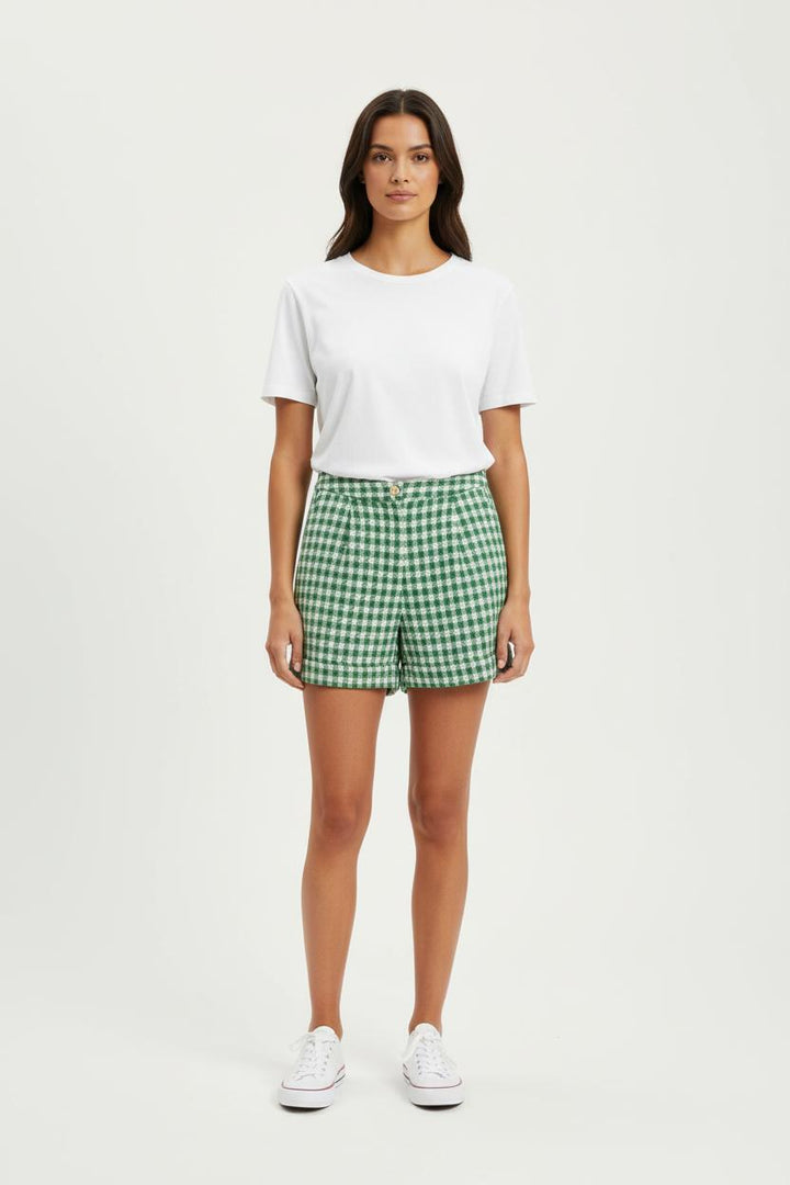 Short Vert et Blanc - Taille M/38 de la marque La Petite Etoile | PARAD84270 - Vendu par Paradigme - Image 1